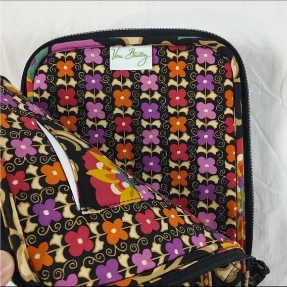 Vera Bradley Vibrant Floral Quilted Pouch - Picture 4 of 6